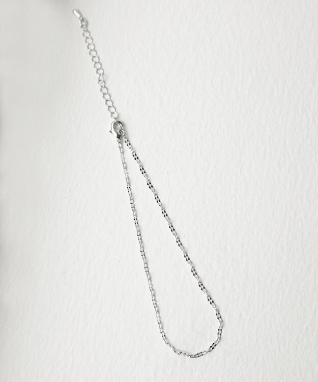 Tiaclasse 【選べるデザイン】チェーンアンクレット シルバーC