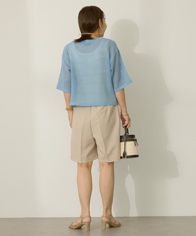 AMERICAN HOLIC メッシュボックスTシャツ Light Blue