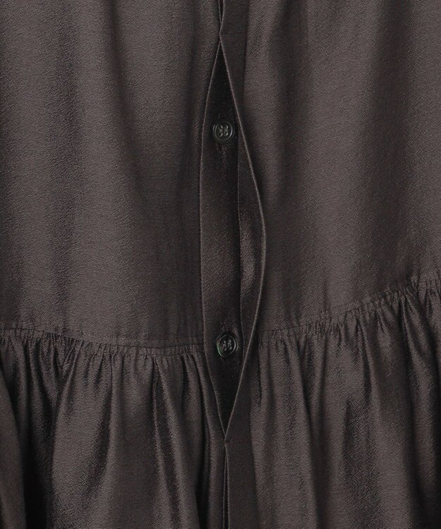 23区 【WEB&一部店舗限定カラーあり】ソフトオーガンジー ボリューム ブラウス [一部店舗限定カラー]ダークブラウン系