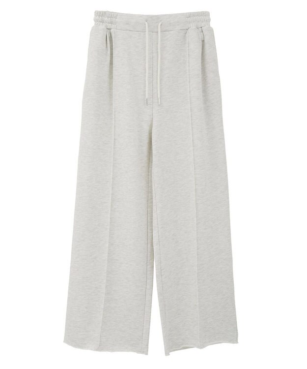 earth music&ecology センターシームタックスウェットパンツ Oatmeal