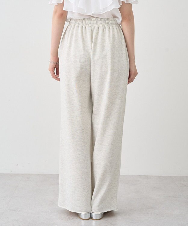 earth music&ecology センターシームタックスウェットパンツ Oatmeal