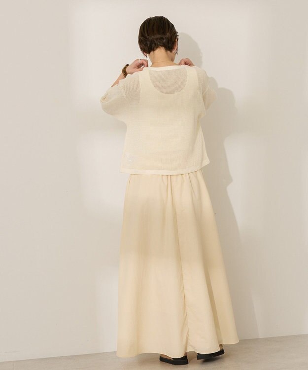 AMERICAN HOLIC メッシュボックスTシャツ Ivory