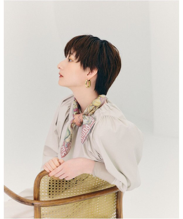 MOONBAT SWASH LONDON 大判シルクツイルスカーフ Trifle 68×68cm 日本製 ピンク