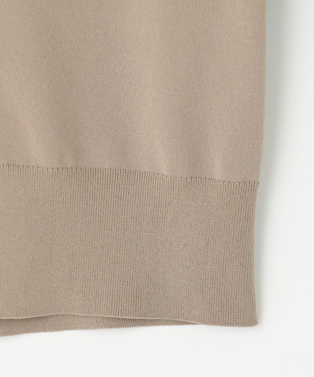 組曲 【洗える・6色展開】CANDYボタン 半袖カーディガン トープ系