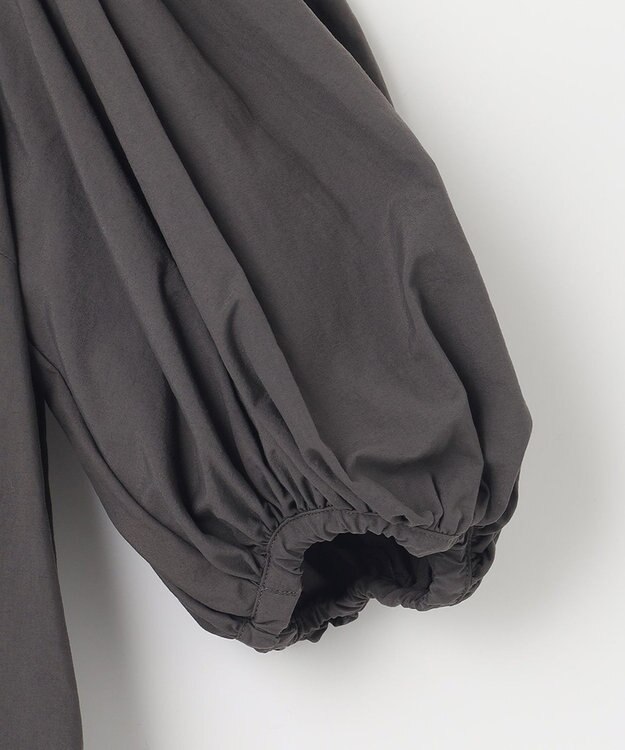 NAVE 【Nave　撥水機能・UVカット・透湿・接触冷感】ナイロンワッシャー ブラウス グレー系