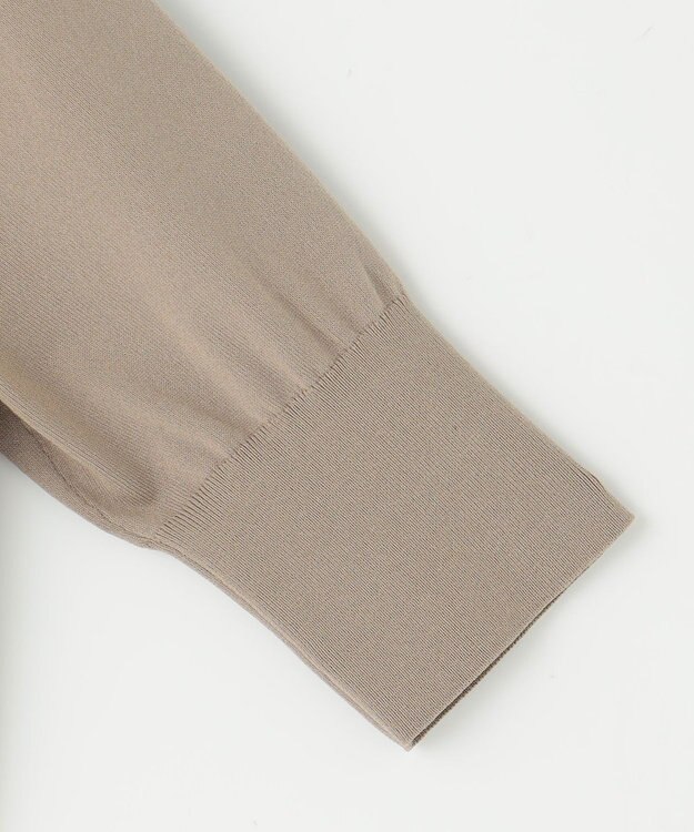 組曲 【洗える・6色展開】CANDYボタン 半袖カーディガン トープ系