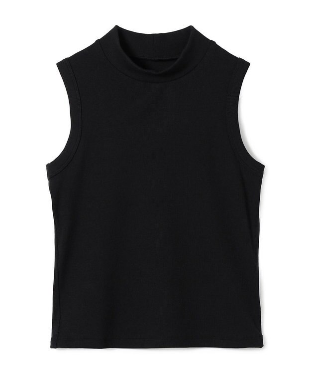 Chacott ソフトリブノースリーブTシャツ ブラック