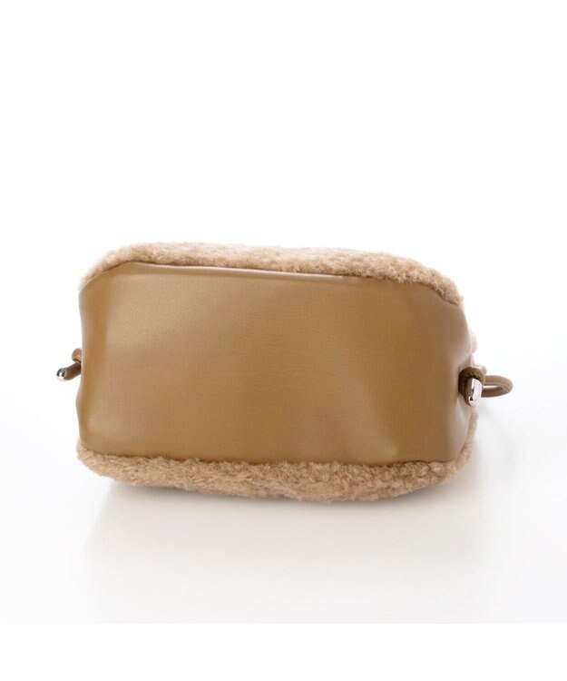 UNBILLION カシュカシュ cachecache / フェイクボアミニショルダー ベージュ