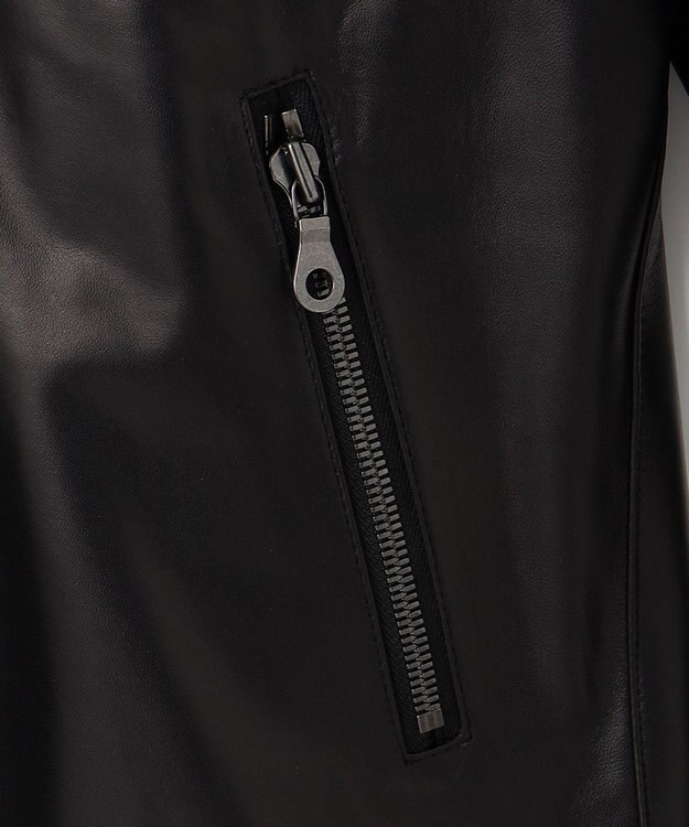 JOSEPH HOMME COLOMER LAMB NAPPA LEATHER JACKET ブラック系