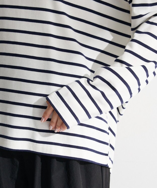 Green Parks サイドタックプルオーバー Border