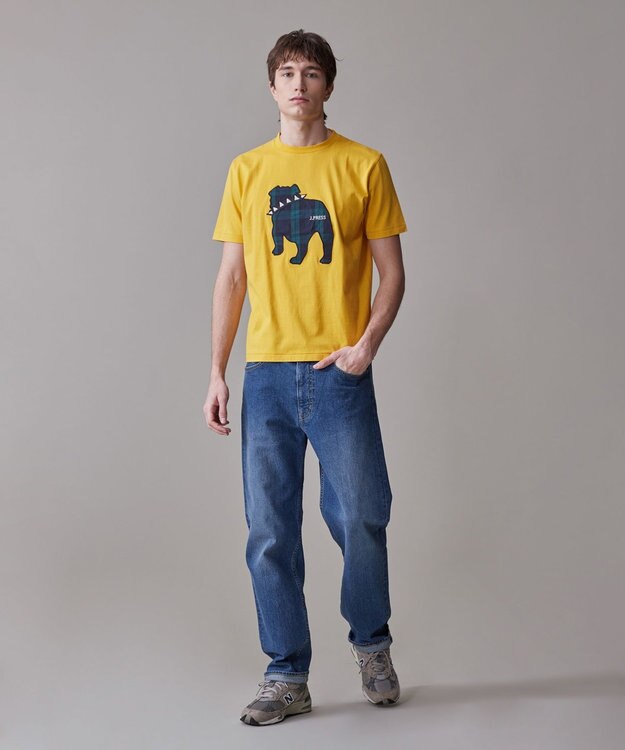 J.PRESS MEN インディゴストレッチデニム パンツ ダルブルー系