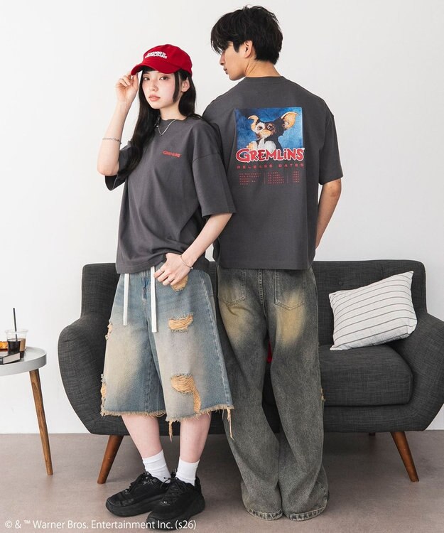 WEGO 【トムとジェリー/グレムリン/バットマン/ユニセックス着用ITEM/SMLサイズ展開】キャラクターズグラフィックT1（SS） 柄9