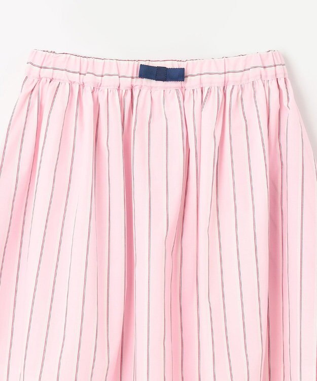 組曲 KIDS 【吸水速乾】【150-160cm】ストライプ スカート サックスブルー系1