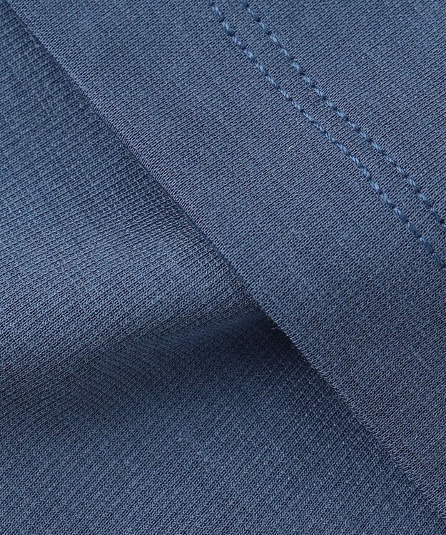 J.PRESS MEN シルクのような光沢感の上品Tシャツ【UVカット / 接触冷感 / 吸水速乾】【J.PRESS PREMIUM JERSEY】ポンチクルーネック Tシャツ ブルー系