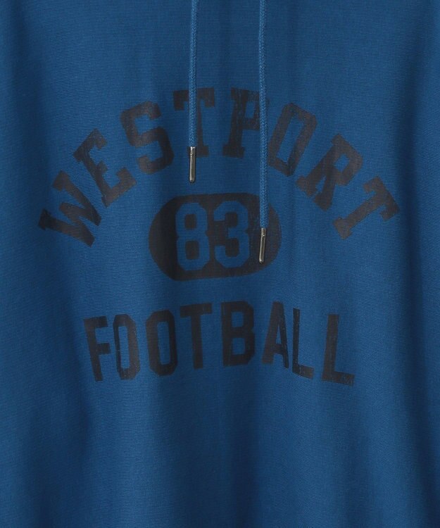 AMERICAN HOLIC ＦＯＯＴＢＡＬＬ　フーディーＢＩＧスウェット Blue