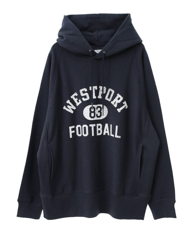 AMERICAN HOLIC ＦＯＯＴＢＡＬＬ　フーディーＢＩＧスウェット Charcoal Gray