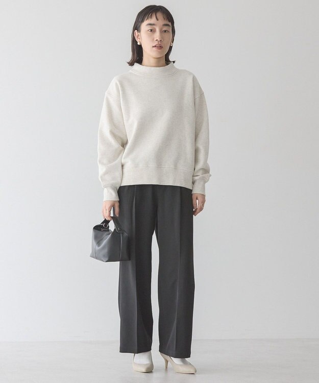 AMERICAN HOLIC 美・美・美Ｗクロスストレッチスラックスパンツ Black