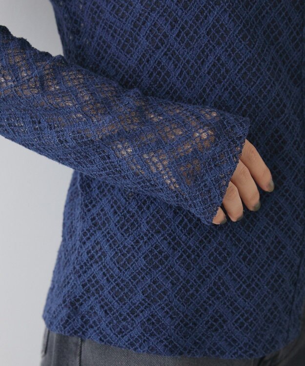 AMERICAN HOLIC レースカーディガン Navy