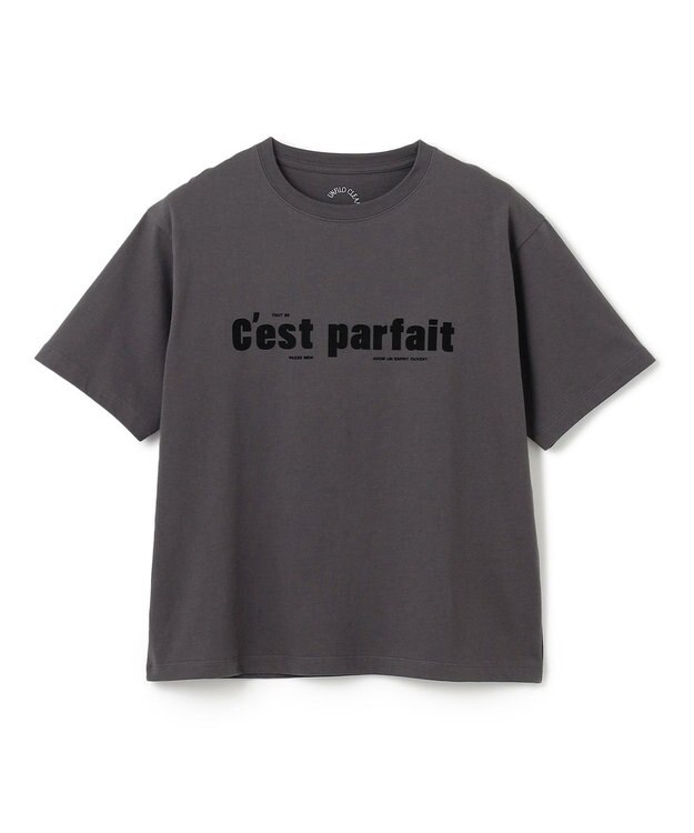 UNFILO CLEAN Tee チャコール3