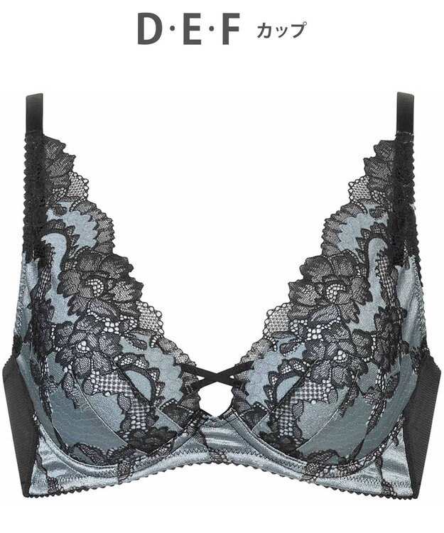 WACOAL 【重力ケアブラ】 ノンワイヤーブラ バストを重力から守る まる胸をキープ ラクなつけごこち Gカップまで対応 大きいサイズ レディース BXB194 /ワコール ブラック