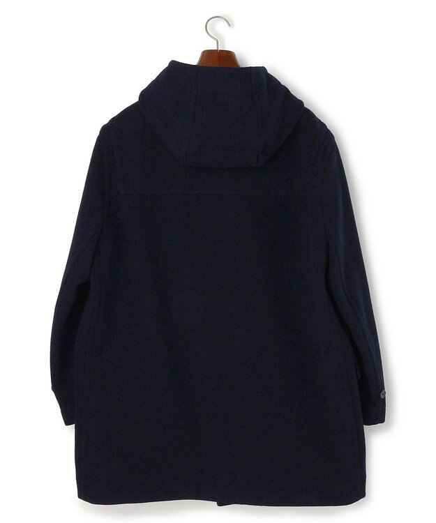 J.PRESS MEN 【J.PRESS ORIGINALS】【UNISEX】Wool Light Melton Short Duffle Coat / Baggy-Fit ネイビー系