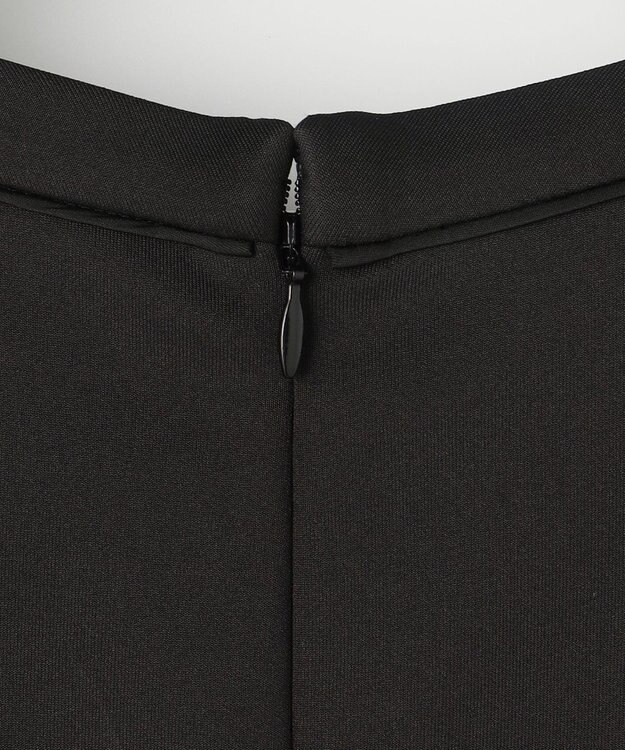 ANY SIS 【洗える】ベルスリーブナロー ドレス ブラック