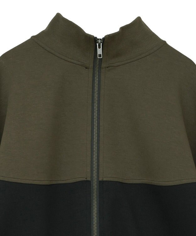 YECCA VECCA 【上下着用可能】2wayインバーテッドライトブルゾン Khaki