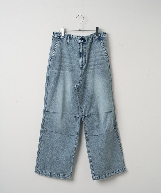 WEGO デニムパラシュートパンツ デニム中濃加工色