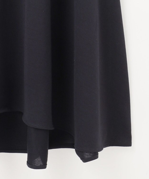 23区 S 【洗える】ドライコットンジャージー イレギュラーヘムワンピース グレー系