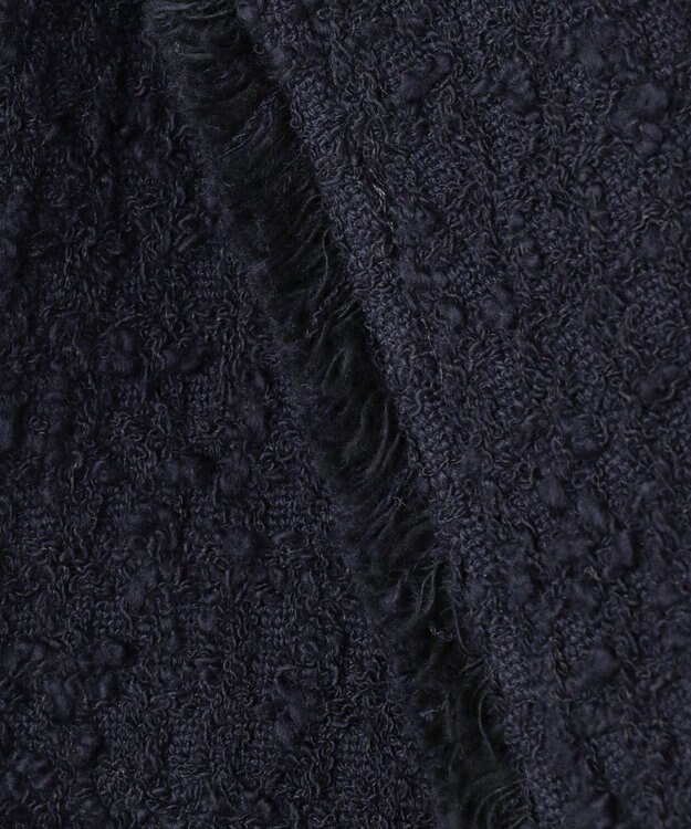 23区 S スラブファンシーツイード ジャケット ネイビー系