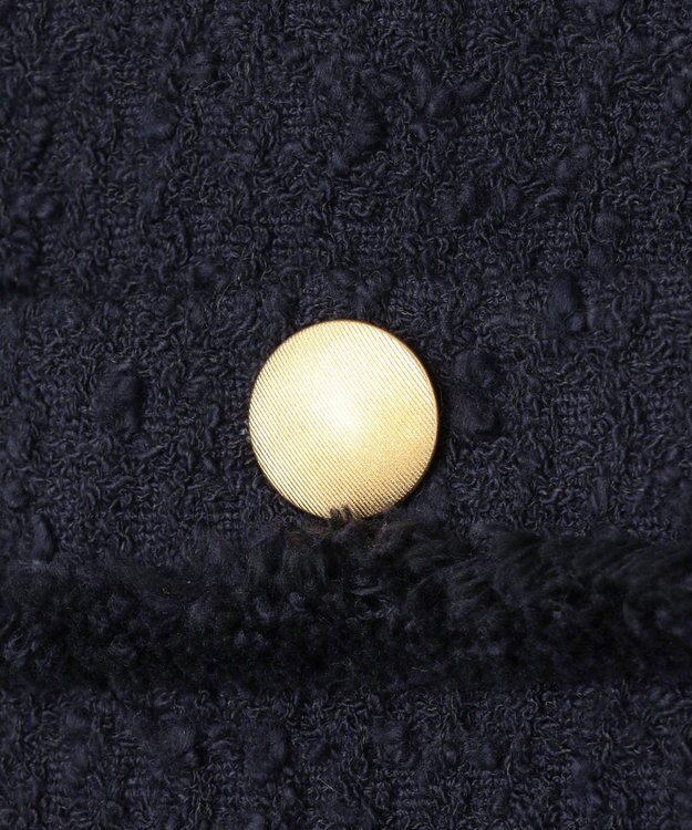 23区 S スラブファンシーツイード ジャケット ネイビー系