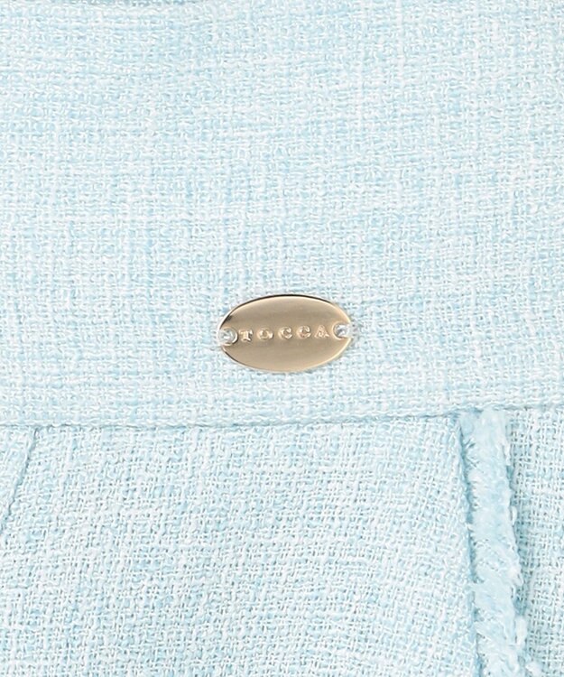 TOCCA 【八木アリサさん着用】【消臭】FROST MIST TWEED パンツ スカイブルー系5