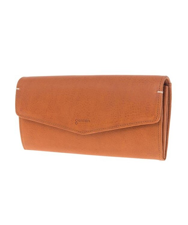 genten トスカ ギャルソン長財布 チャ