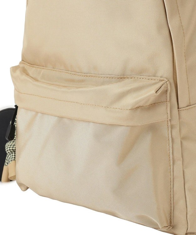earth music&ecology ぷくぷくチャーム付リュック Beige