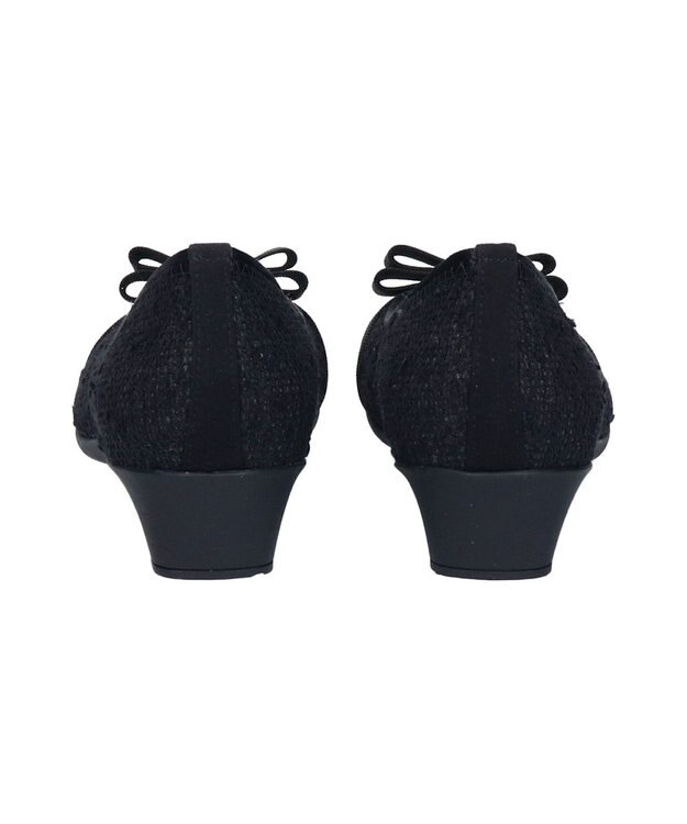 Bridget Birkin ＜2E＞【Bridget Birkin Walk】グログランリボン切替ウォーキングパンプス ブラック