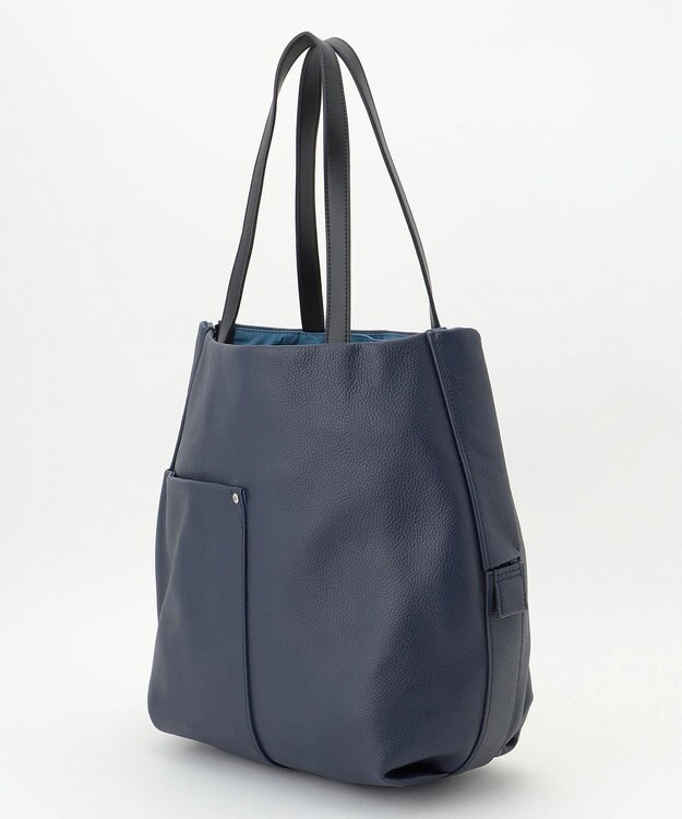 Y'SACCS 木村多江×Y'SACCS ラウンドシルエットトート ネイビー