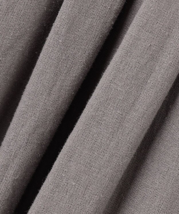 23区 【SLOW/一部店舗限定】ブライトリネン シャツ ワンピース ライトグレー系