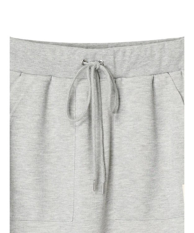 Green Parks Ｄｉｓｎｅｙ／ラメ裏毛ラインスカート Gray Mixture