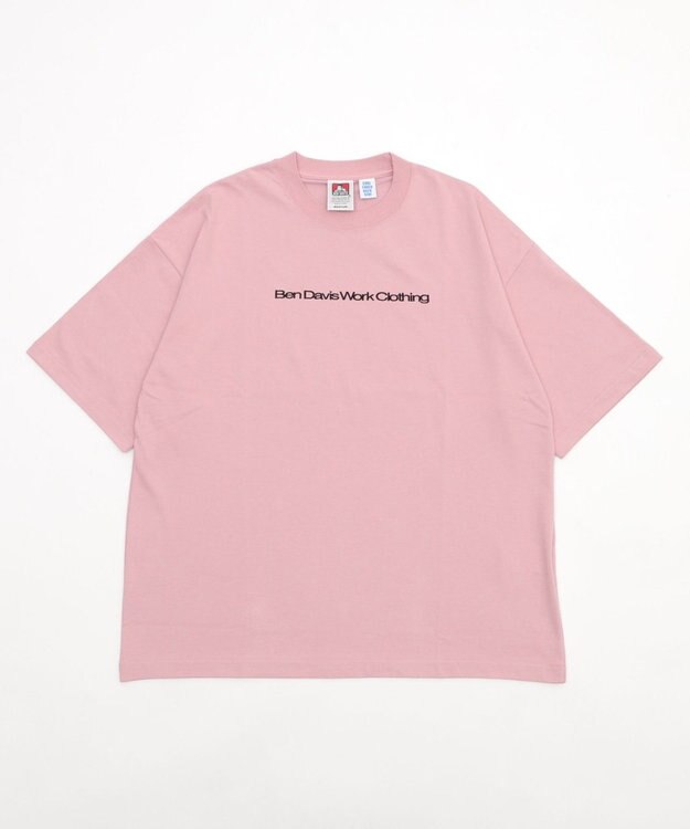 WEGO 【ユニセックス着用ITEM/SMLサイズ展開】別注BENDAVISクールタッチグラフィックT（SS） ピンク