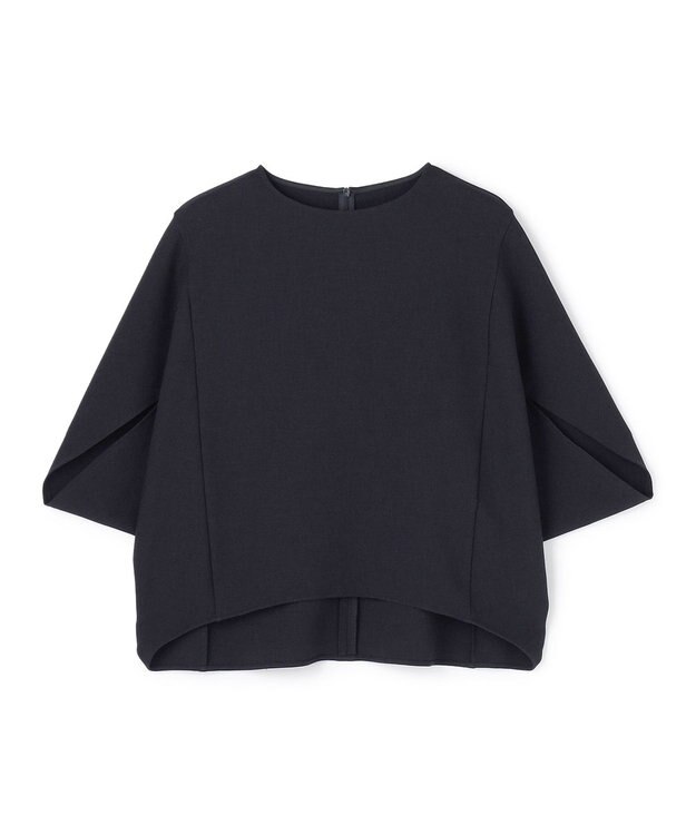 UNFILO ジョーゼット ドルマンプルオーバー ネイビー