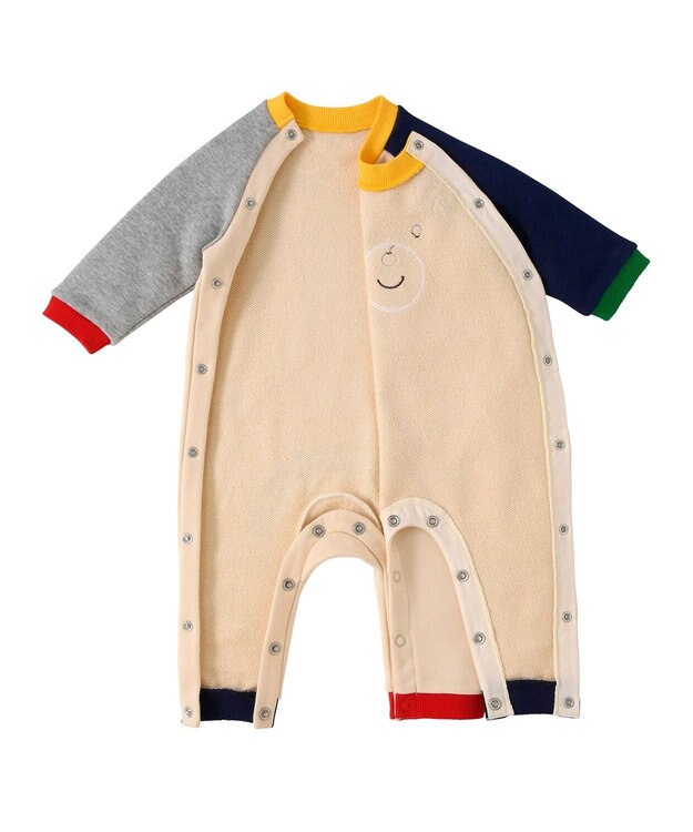 MIKI HOUSE HOT BISCUITS カバーオール＆スタイギフトセット【BOX付き】 マルチカラー