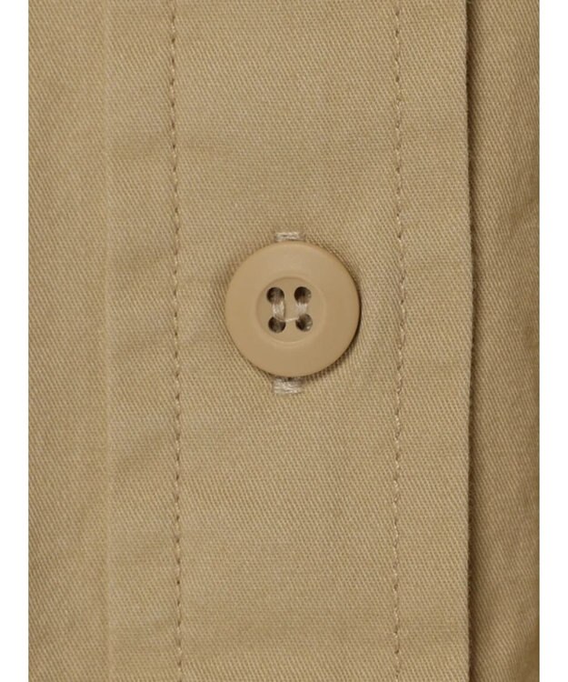 Green Parks ショート丈ワイドシャツ Beige