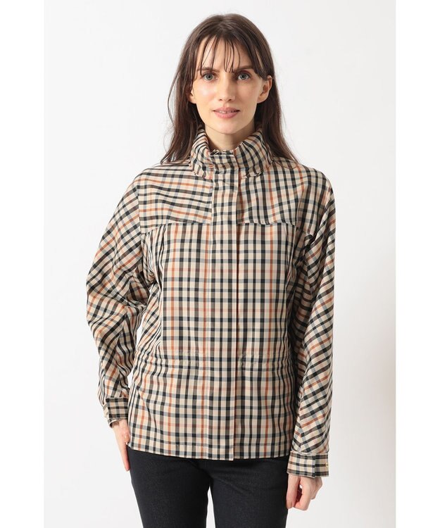 DAKS ハウスチェック ドローストリングブルゾン ミニハウスチェック