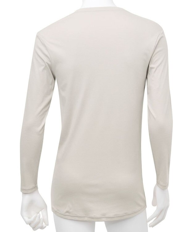 WACOAL MEN WACOAL MEN あったかインナー Vネック 8分袖 綿100％ 保温性 やわらかさが続く 静電気が起こりにくい 毛玉になりにくい 後裾長め設計 インナー WL6103 /ワコールメン グレー