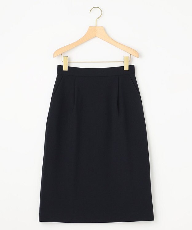 組曲 【KUMIKYOKU NAVY】コンフォータブルドレープ コクーンスカート ネイビー系