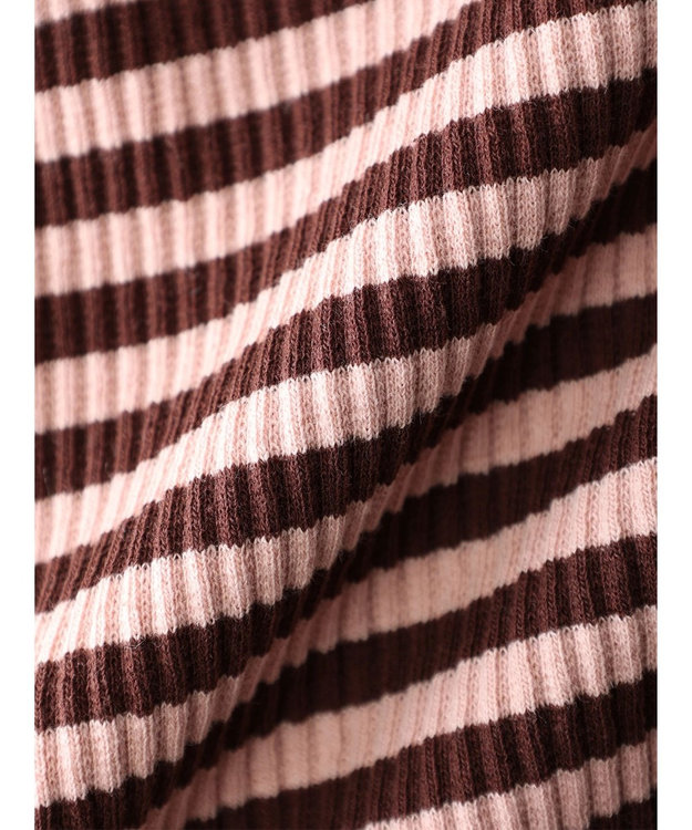 Green Parks ・ＳＵＧＡＲ　ＳＰＯＯＮ　ボーダーアメスリタンクトップ Brown