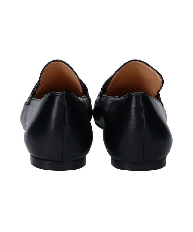 INTER-CHAUSSURES 【FABIO RUSCONI】モカデザインレザーシューズ ブラック