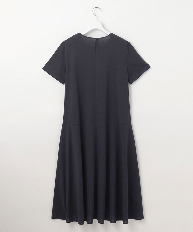 23区 【洗える】ドライコットンジャージー イレギュラーヘムワンピース グレー系