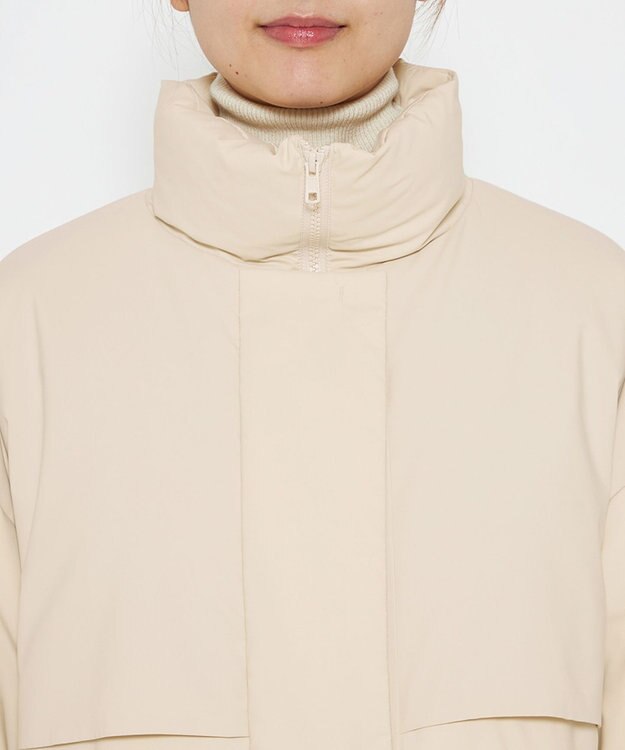 uncrave 【撥水・洗濯機洗い可】プルーフ ダウン ロングコート（uncrave WHITE） エクリュ