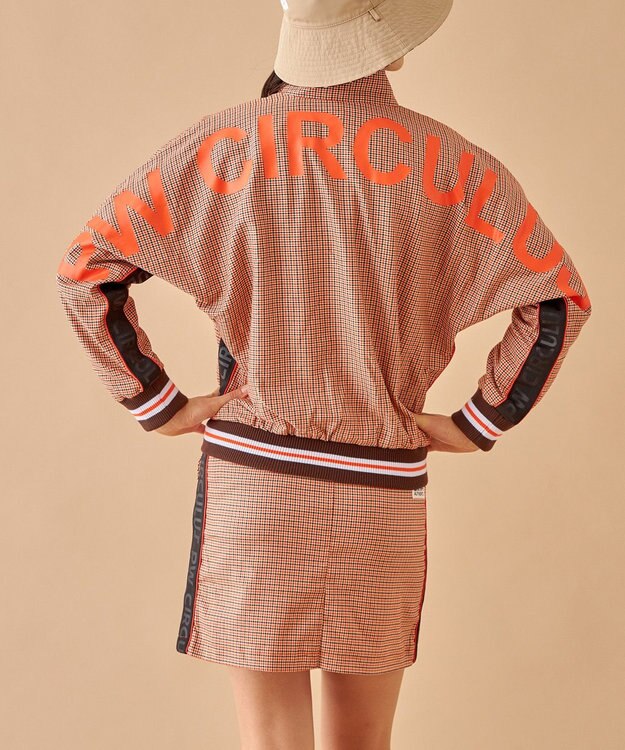 PW CIRCULUS 【WOMEN】CLASSICAL×SPORTY  ジップアップブルゾン オレンジ系5